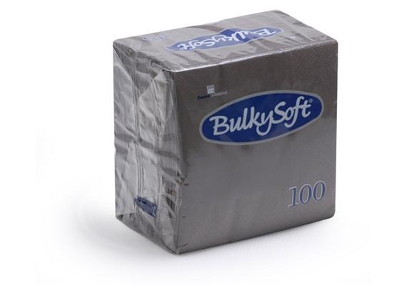 Cocktail-Servietten, 24x24cm, braun, 2-lagig, Karton à 2'000 Stück