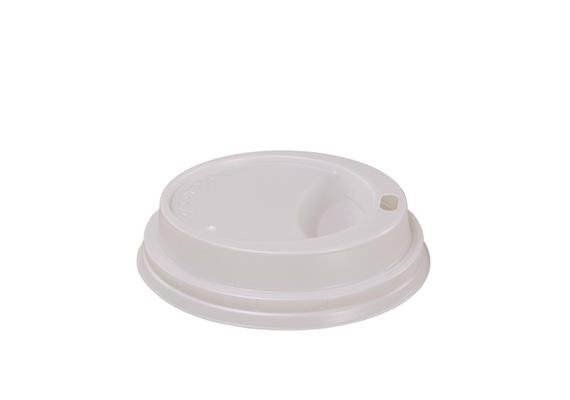 Deckel, weiss, Ø90 mm, mit Trinkloch, 1'152 Stück