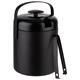 Eiseimer Set Polar, 1,3 Liter, Edelstahl schwarz