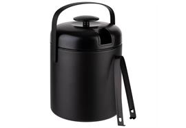 Eiseimer Set Polar, 1,3 Liter, Edelstahl schwarz
