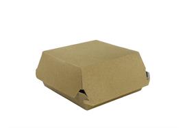 Hamburger Boxen braun,12x12cm Pack à 100 Stück