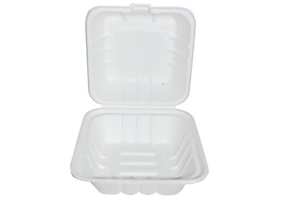 Hamburger Boxen weiss, 13x13x7cm, Pack à 50 Stück