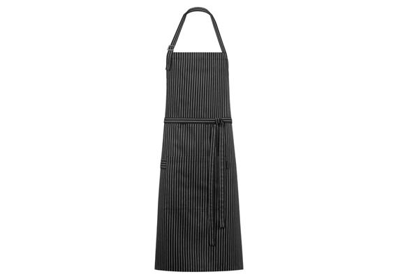 Latz-Kochschürzen, 3er Pack, s/w gestreift