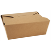 Menü-Box, braun,1400ml, Karton 200 Stück