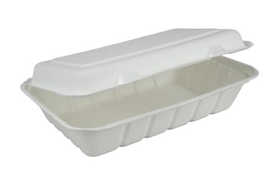 Menü-Box, weiss, 500/350ml, Karton 250 Stück