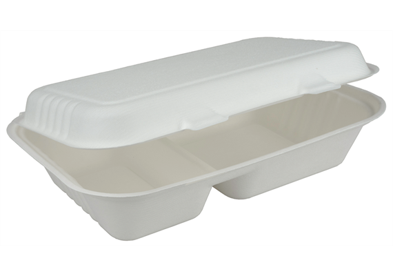 Menü-Box, weiss, 500/350ml, Karton 250 Stück