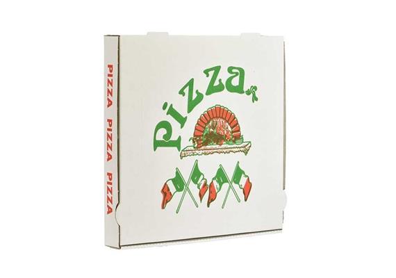 Pizza Karton, 32x32x4.2cm, ohne Alu, Paket à 50 Stück