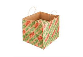 Pizza -Tragtaschen,Papier, Bund 10 Stück