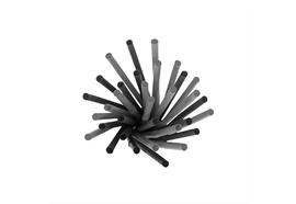 Trinkhalme PLA 250mmxØ8mm,150 Stück, schwarz